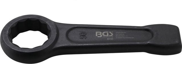 BGS Schlag-Ringschlüssel aus Chrom-Vanadium in Schwarz, SW 50 mm - Bild 2