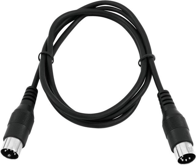 Omnitronic DIN Kabel 5pol MIDI in Schwarz, Länge: 6 m - Bild 1