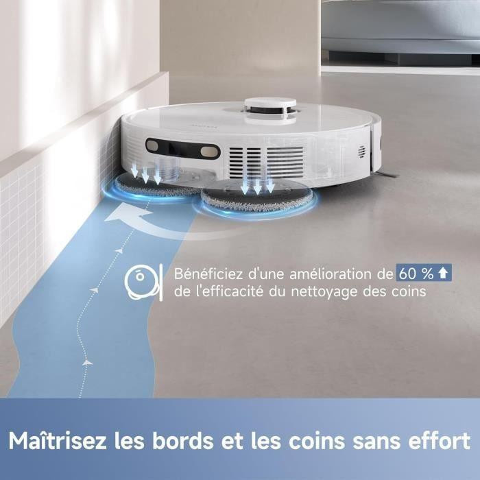 Mova E30 Ultra Saug- und Wischroboter mit automatischer Entleerstation und RoboSwing-Technologie in Weiß - Bild 2