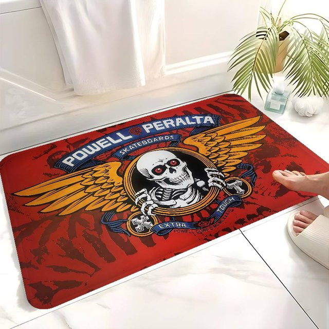 Potdemiel Küchenmatte Skateboard-Design, rutschfest, rechteckig, mehrfarbig - Bild 1