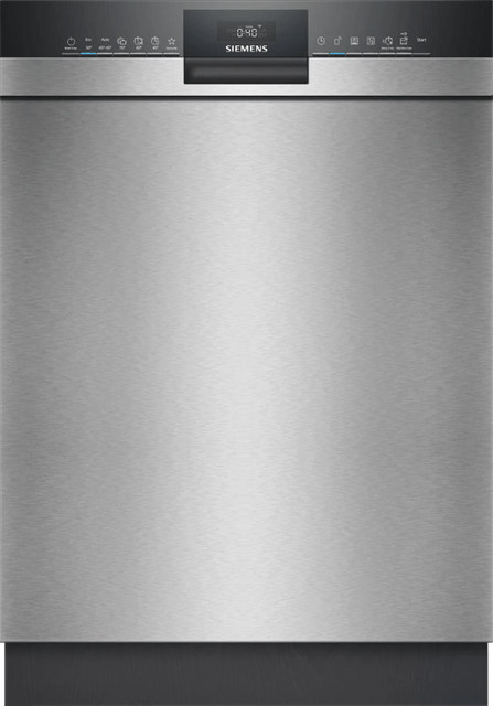 Siemens iQ300 Unterbau-Geschirrspüler SN43ES22AE in Silber und Schwarz - Bild 1