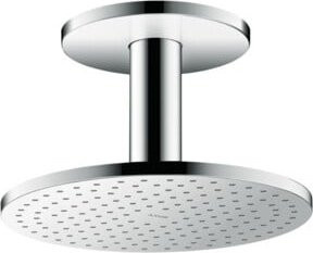 Hansgrohe Axor Kopfbrause 2jet 250 mit Deckenanschluss, Chrom, Rund, Silber - Bild 1
