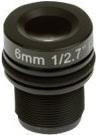 Axis CCTV-Objektiv 9,4 mm mit M12-Anschluss, f/1.9, 6 mm, Packung mit 4 Stück für AXIS F1005-E und FA1105 Sensoreinheiten, Schwarz - Bild 1
