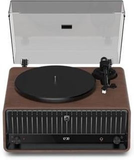Philips Plattenspieler mit Bluetooth und Riemenantrieb in Braun - Bild 1