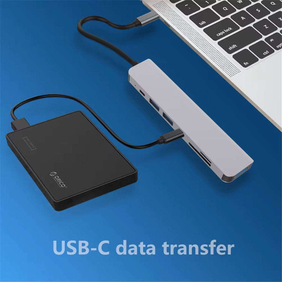 MZX 7-in-1 USB-C Dockingstation mit 4K HDMI und USB-Hub Multi-Adapter für deinen Laptop - Bild 4