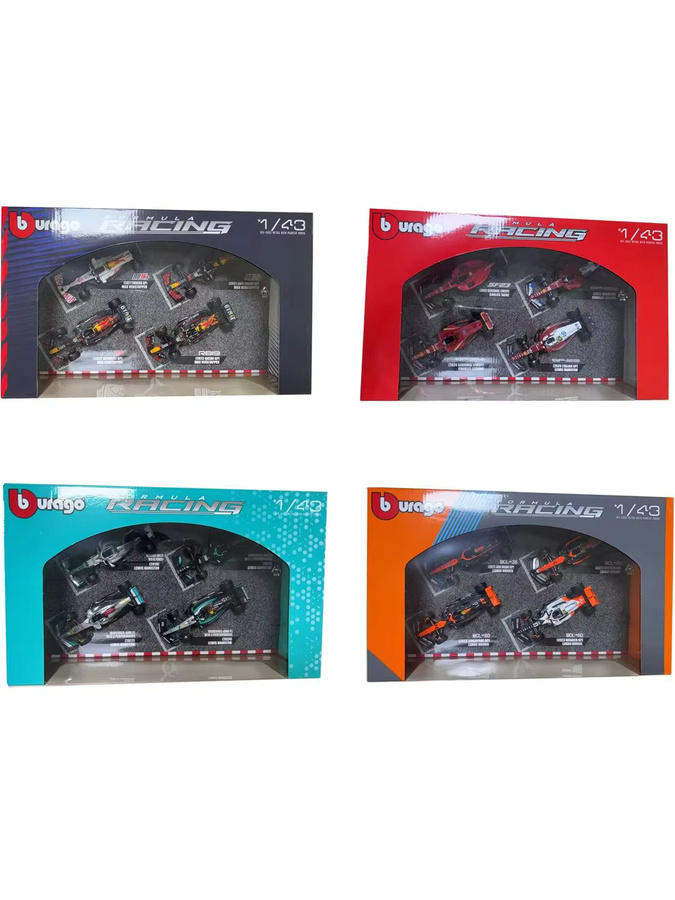 Bburago Klassische Sammlung, 4er-Box-Set, 1:43, Ferrari, McLaren, Red Bull - Bild 2