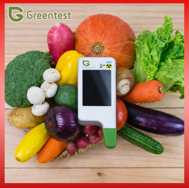 Greentest ECO 4FT Umweltstrahlungsdetektor Tragbarer Nitrat-Tester für Obst, Gemüse und Fleisch in Weiß - Bild 1
