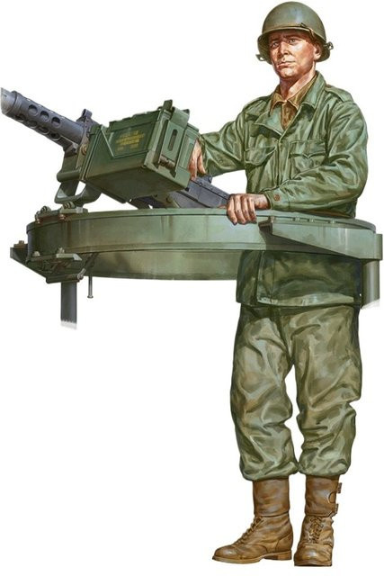 JIJIE US M8 Panzerfahrzeug-Crew, Modellbausatz, Maßstab 1:16 - Bild 1