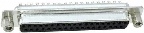 Amphenol L77SDC37SVFM Steckverbinder in Silber - Bild 1