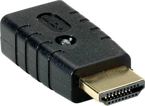 Roline 14.01.3416 HDMI EDID Emulator 4K UHD in Schwarz - Bild 1