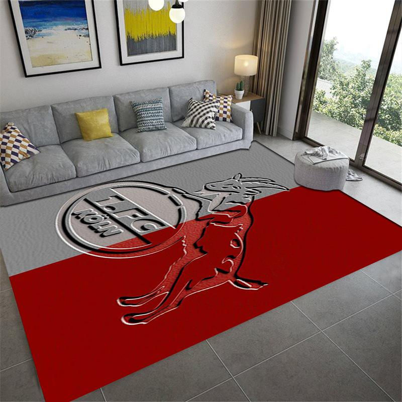 FC Köln Teppich On My Love Home in Rot, rutschfest und waschbar, B/T: 200 x 160 cm - Bild 2