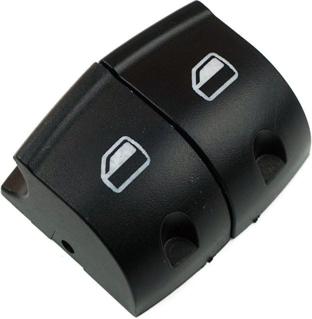 BROSS 2 Stück Fahrer Master Bedienfeld Schalter Knopf Kappe Abdeckung in Schwarz für Audi A3 8P1 8PA A6 C6 4F Q7 4LB BDP119 - Bild 1