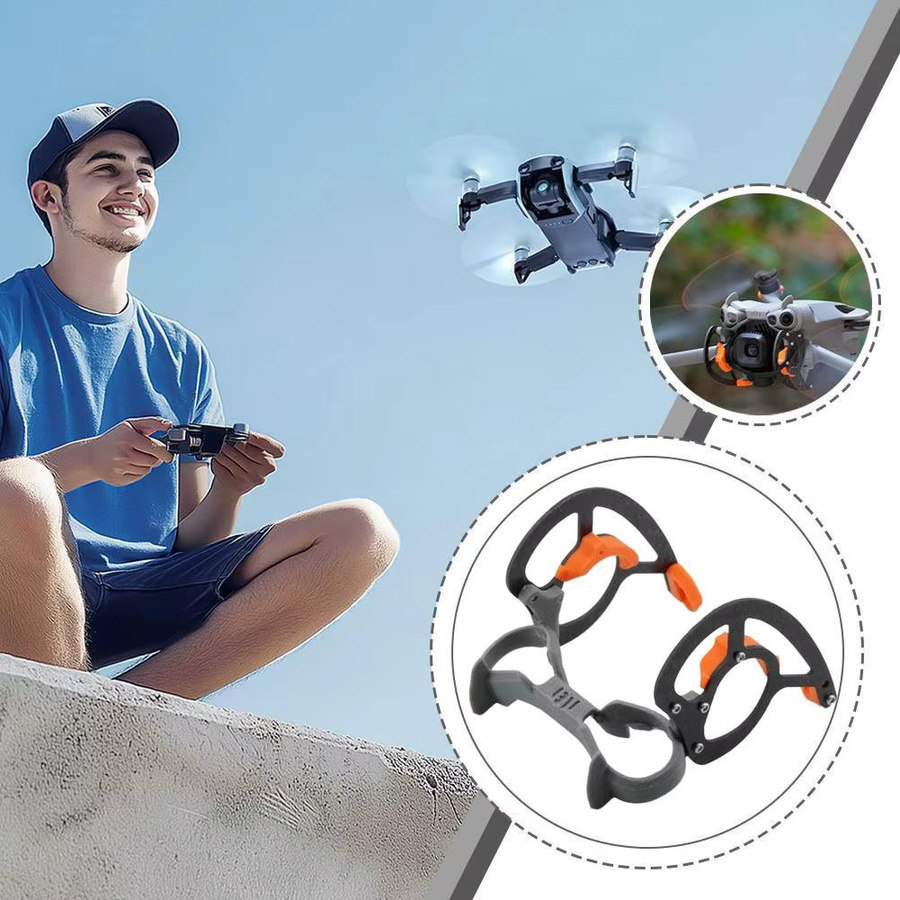 DJI Mini 5 Pro Carbon Fiber Gimbal Schutzhülle mit Anti-Kollision Bar aus Kohlefaser - Bild 2