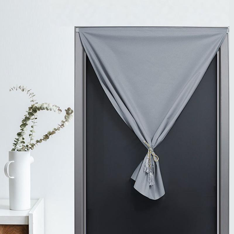 Verdunkelungsvorhang von caige6666 in Grau, Selbstklebend ohne Bohren, 100% Verdunkelung für Schlafzimmer und Balkon, B: 70 cm, H: 100 cm - Bild 4