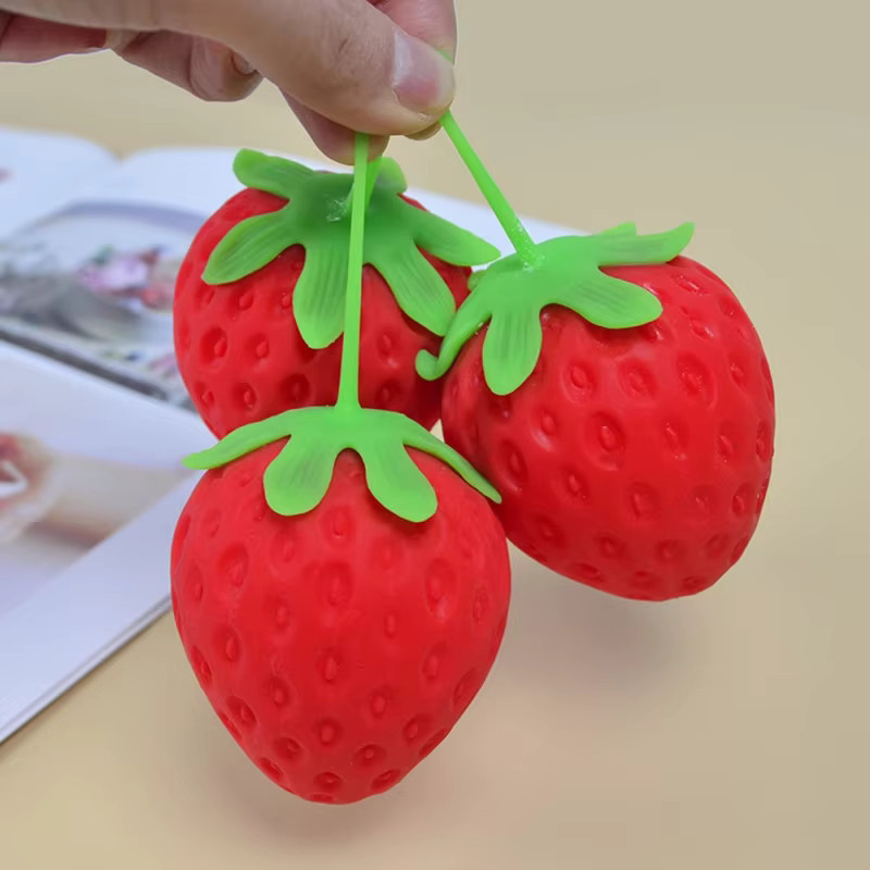 GSF Frucht-Squishy-Spielzeuge, Quetschbälle, weiche Fidget-Spielzeuge - Bild 1