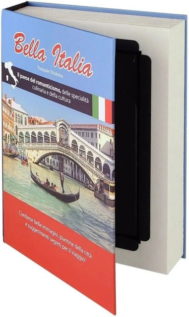 HMF Buchtresor Geldkassette für Papierseiten, Multicolor, B/T/H: 23 x 15 x 4 cm - Bild 1