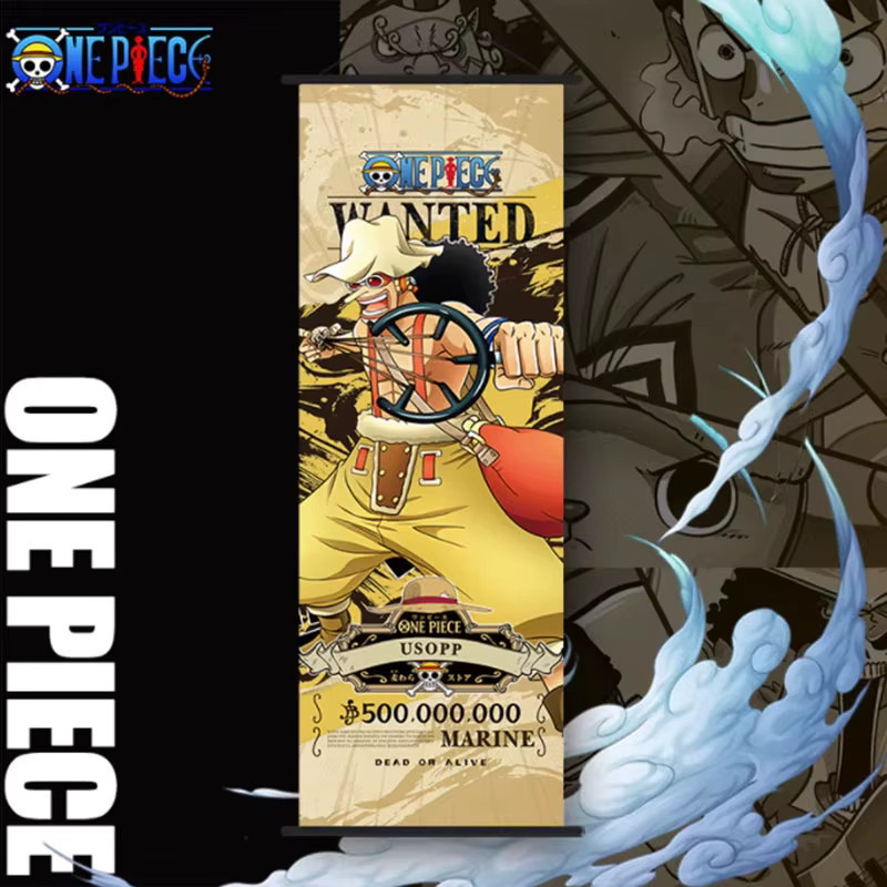 One Piece Poster mit Luffy, Chopper und Usopp in Mehrfarben als dekoratives Wandbild für dein Wohnzimmer oder Schlafzimmer - Bild 2