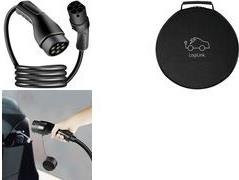 LogiLink eMobility Typ-2 Ladekabel Schwarz mit Schutzkappe, Länge: 10 m - Bild 2