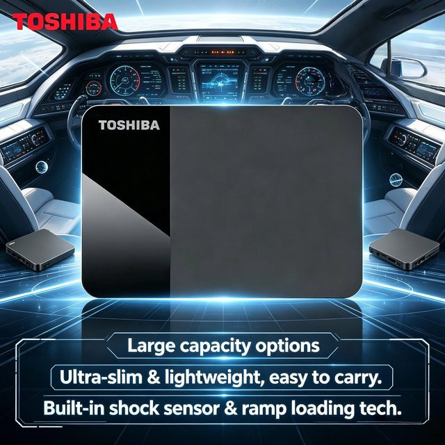 Toshiba Canvio Ready Externe Festplatte 2,5 Zoll USB 3.0 HDD Schwarz - Bild 1