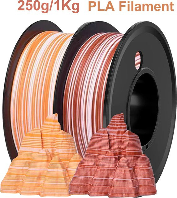 3D Maliang PLA Filament Mineral-Serie Sunshine Orange Matt, Durchmesser: 1,75 mm, 1 kg - Bild 1