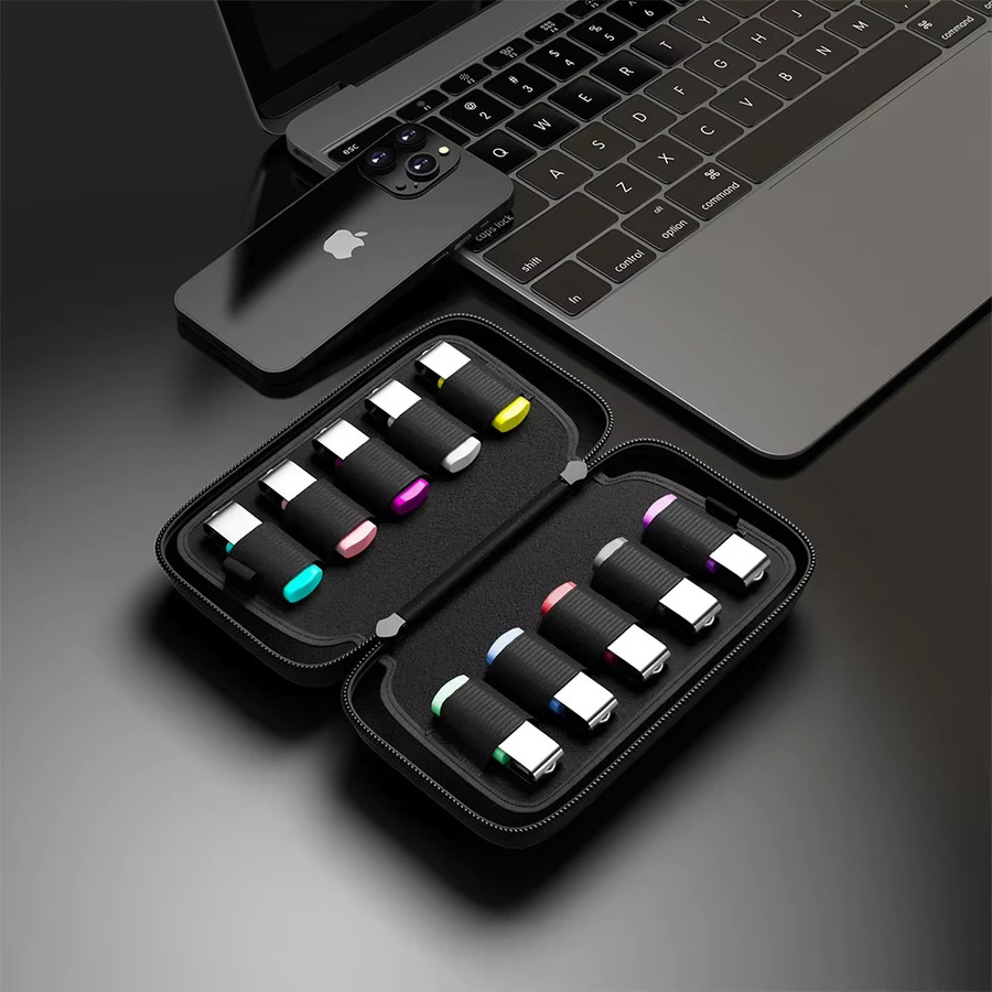 ALLOYSEED Organizer-Tasche für USB-Flash-Laufwerke und Speicherkarten wie SD, SDXC und SDHC - Bild 4