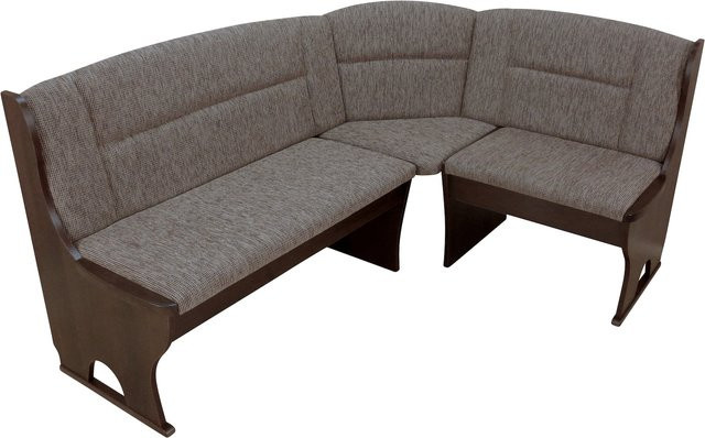 Möbel Direkt Online Eckbank Truheneckbank aus Buche mit Stoffbezug B/T/H: 125 x 165 cm - Bild 1