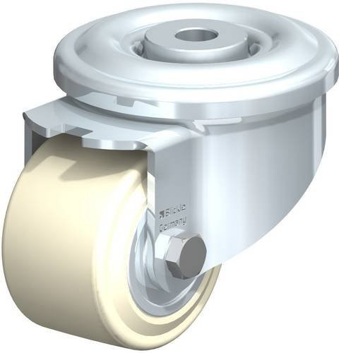Blickle LKR-GSPO 65K Lenkrolle in Weiß und Beige mit 65 mm Rad-Durchmesser und einer Tragfähigkeit von max. 350 kg - Bild 1