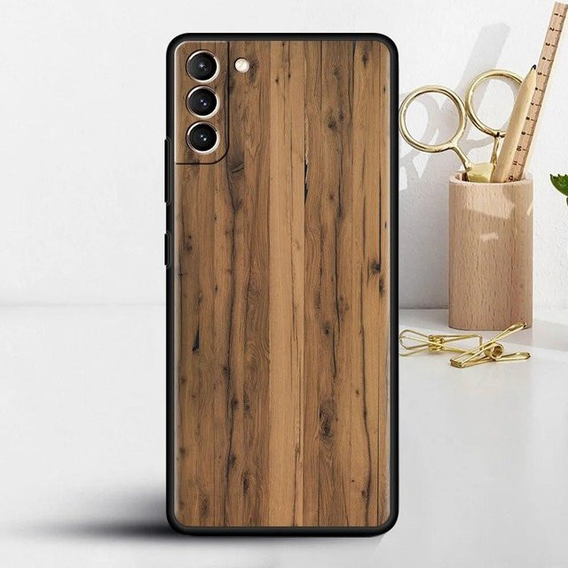 Geschnitzte Silikon-Handyhülle für Samsung Galaxy S20 FE 5G in Braun - Bild 1