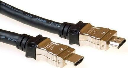 ACT HDMI High Speed Kabel Schwarz, Länge: 7,5 m, HDMI-A Stecker auf HDMI-A Stecker (AK3753) - Bild 1