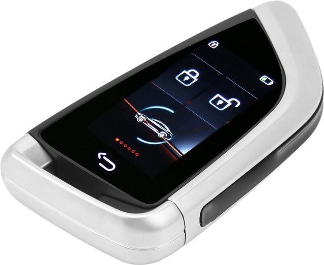 KaiSai Intelligenter Autoschlüssel mit LCD-Bildschirm und Bluetooth 5.0 in Silber - Bild 1