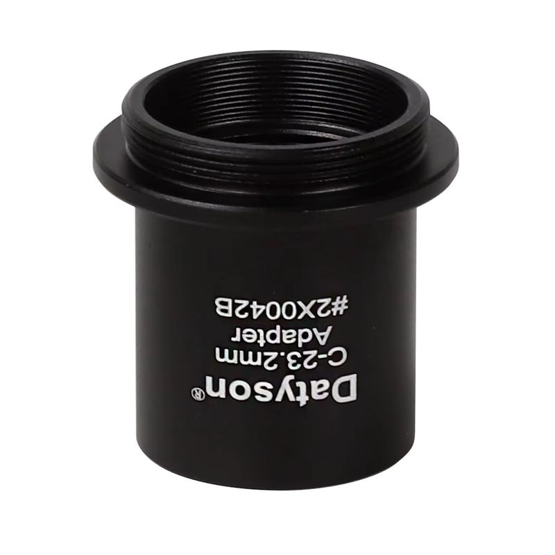 Datyson C-Mount Adapter Konverter von 23,2mm auf C/CS-Mount für CCTV-Kameras und Mikroskope in Schwarz - Bild 4