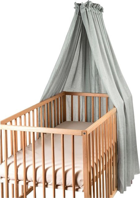 Julius Zöllner Betthimmel Voile für Babys in Grau und Grün - Bild 1