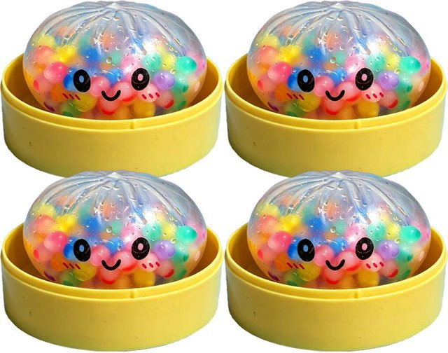 Bunte Glitzer-Knödel Squishies, 1-12 Stück, Sensorisches Quetschspielzeug - Bild 1