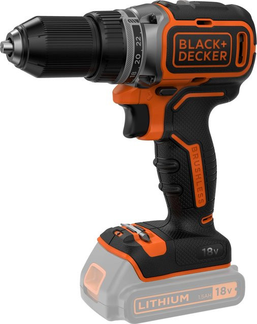 Black+Decker 18 V Akku-Bohrschrauber BL186N Solo in Schwarz - Bild 1