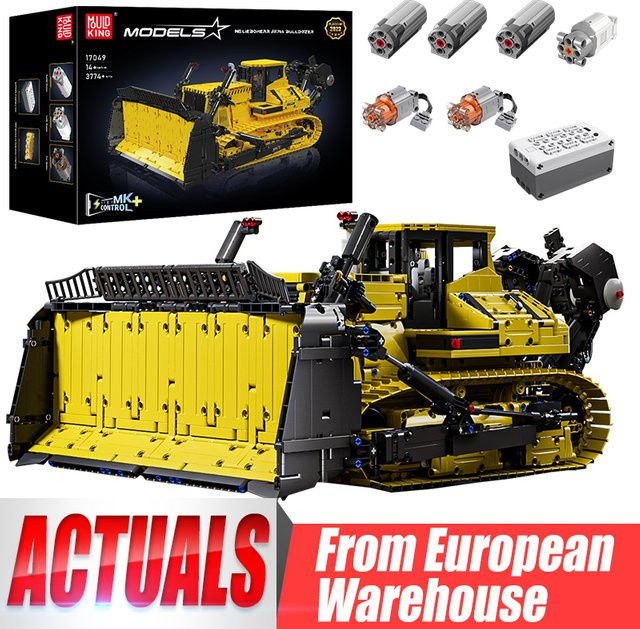 Mould King 17049 Technischer Auto-Baustein PR766 Bulldozer, ferngesteuert, ab 14 Jahren - Bild 1
