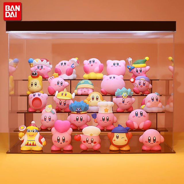 Bandai Kirby, Spiel-Figuren, Rosa / Pink, 8-teiliges Set - Bild 1
