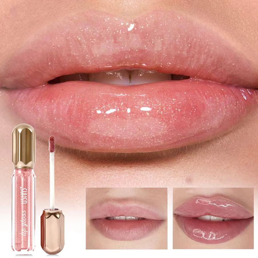 Glänzender Lippenstift mit Glitzer-Perlen, Wasserfest - Bild 2