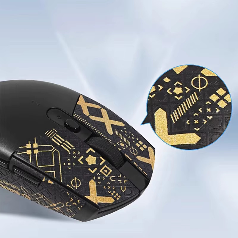SAFENH Maus-Griffband Set, rutschfeste Skate-Aufkleber für Logitech G304 und G102, multicolor - Bild 3