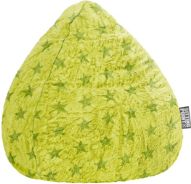 Sitting Point Sitzsack Fluffy 120 in Grün mit abnehmbarem Bezug und EPS-Perlenfüllung - Bild 1