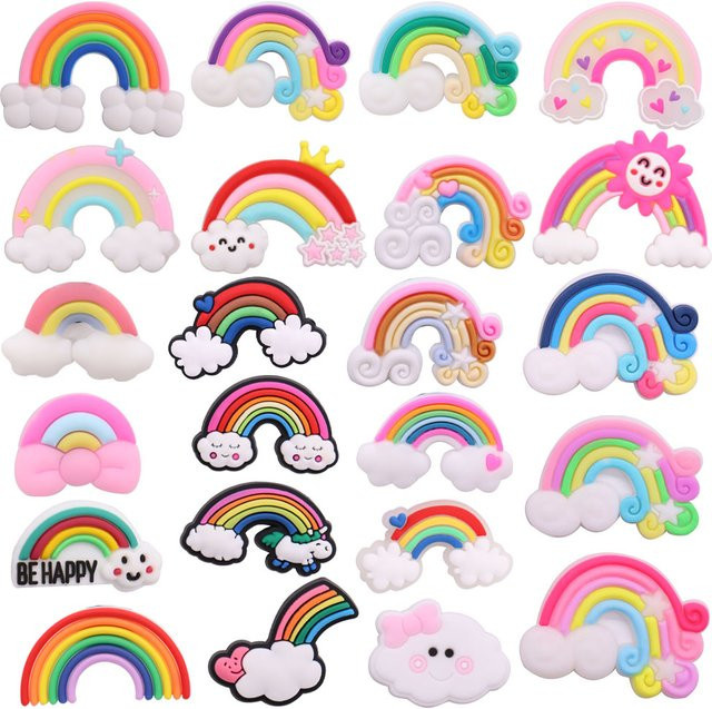 Happye&TiTi Charms, Regenbogen, PVC, Kinder - Bild 1