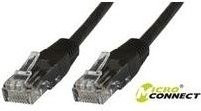 Microconnect Cat6 U/UTP Ethernet LAN Patchkabel Schwarz, Länge: 25 m - Bild 1