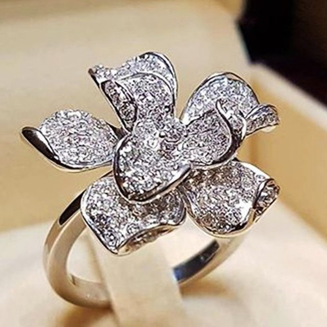 Huitan Ring, Silber, Zirkonia, Damen - Bild 1