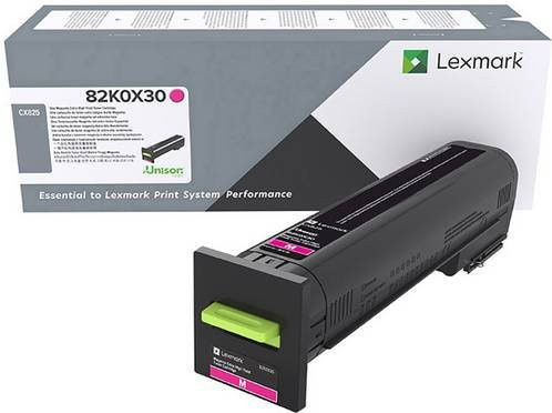 Lexmark Original Magenta Toner CX825 für Laserdrucker 82K0X30 - Bild 1