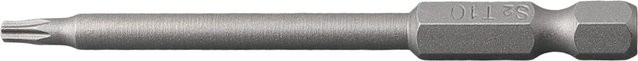 Vibratite Torx-Schraubendreher-Bit mit Magnetkopf und Sechskantschaft in Silber, Länge: 75 mm, passend für Schlagschrauber und elektrische Werkzeuge (T7 bis T40) - Bild 1