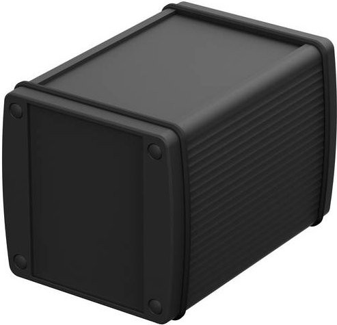 Bopla Alubos ABP 880-0100 Profil-Gehäuse aus Aluminium in Schwarz RAL 9005 - Bild 1