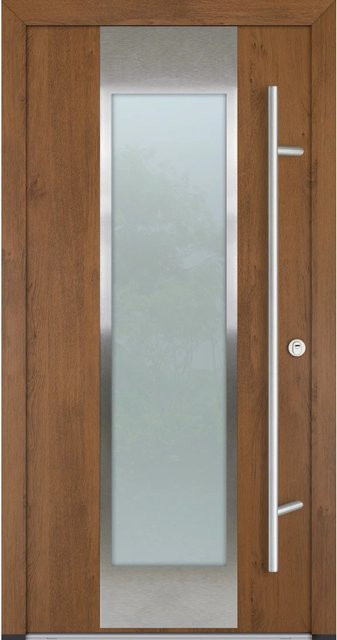 FM Türen AS68 Modell 08 Winchester Innenbeschläge Set Rechts in Braun mit Stahlbeschlägen B: 100 cm, H: 200 cm - Bild 1