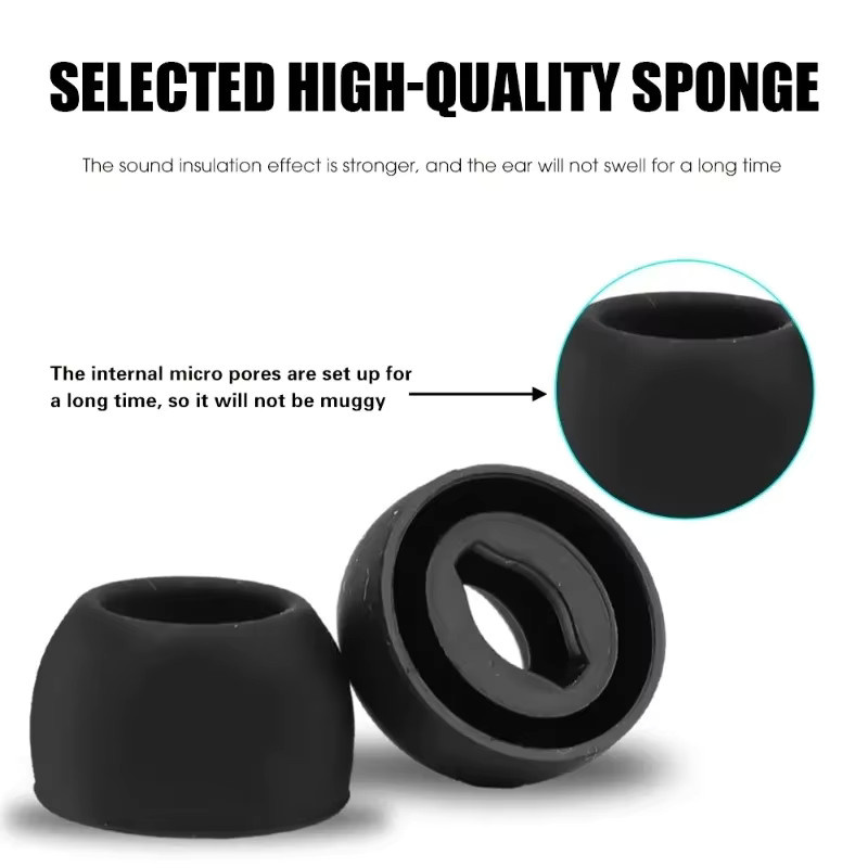 Samsung Galaxy Buds Pro Silikon-Ersatz-Ohrstöpsel in Weiß, rutschfeste In-Ear Kopfhörer-Zubehör-Aufsätze - Bild 4