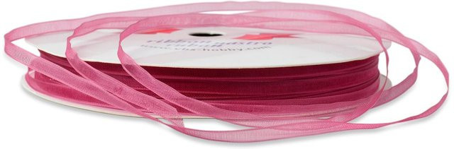 VBS Organzaband aus Polyester in Violett, Breite: 0,3 cm - Bild 1