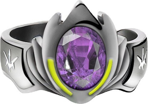 Brdwn Ring, Kristall, Orange, Unisex - Bild 1