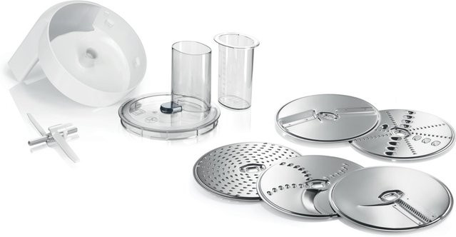Bosch Haushalt Schnitzelwerk MUZ5VL1 in Weiß und Transparent - Bild 1